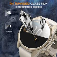 3pcs Tempered Glass Screen Protector For Watch4 (40mm, 42mm, 44mm, 46mm) / Watch5 (40mm, 44mm) / Watch5 Pro / Watch6 (40mm, 43mm, 44mm, 47mm) / Watch7 (40mm, 44mm) / Watch8 (40mm, 44mm) / Watch7/8 Ultra, Smooth Surface, Durable Watch Accessories - 3pcs for Watch6-43mm - View 4