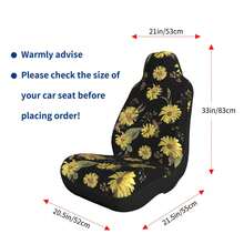 1 bộ bọc ghế ô tô in hình hoa cúc - hoa cúc - Xem 4