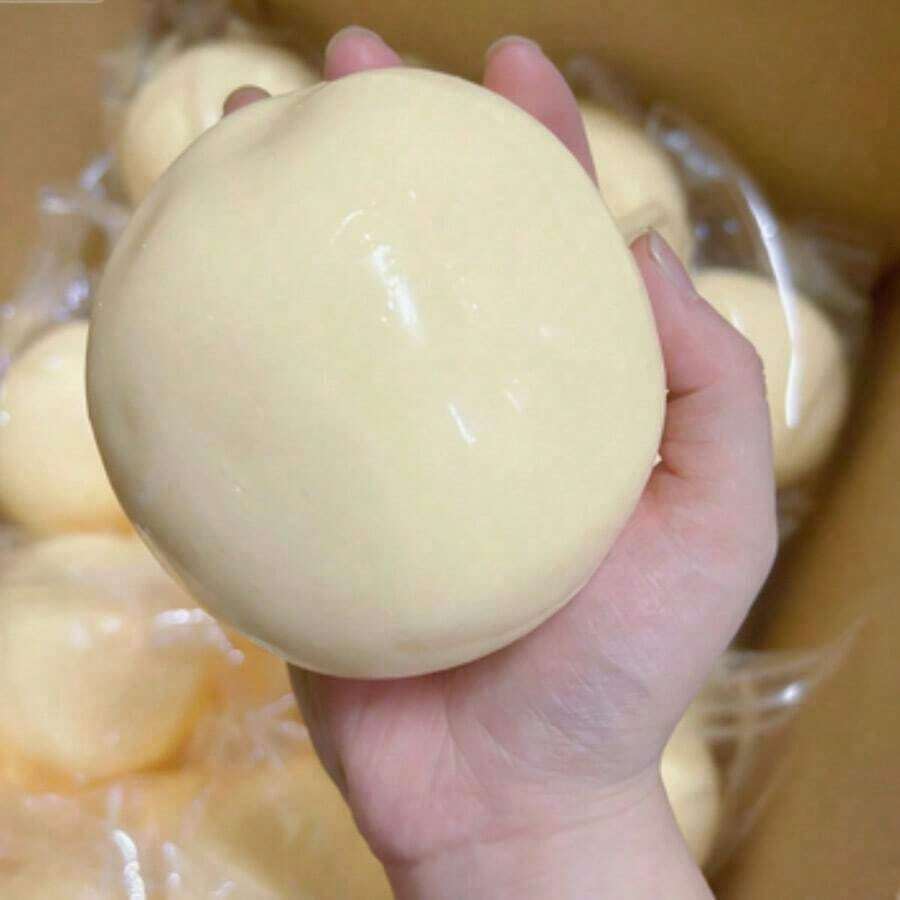 1pc 2026 Bestselling Jumbo Fluffy Cheese Ball Squishy Toy, Slow Rebound Stress Relief, - Holiday - Interesting - Birthday - 黃色 - 查看 1