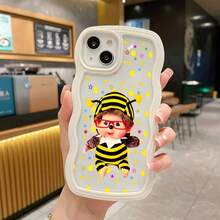 モンチッチ ゆらゆらウェーブ クリアケース キャラクタープリント 女性向け スマホケース Pixel 8A/8/8 Pro/9/9 Pro/9A/10/10PRO/Pixel 8A/8/8 Pro/9/9 Pro/9A/10/10PRO/17pro Max/17pro/17/11/12/13/14/15/15Pro/15PluS/15Pro Max/16/16Pro/16PluS/16Pro Max/MIN/X/XR 対応 ソフトシェル 耐衝撃 傷防止 クリスマスプレゼント - 远峰蓝 - チェックする 3