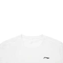 LI-NING Men's Ice-Sensitive Quick-Dry T-Shirt, LN DRY Breathable Training Tee ATSW161 - 白色 - 查看 3