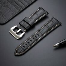 Premium Bamboo Pattern Leather Watchbans 20mm 22mm 24mm 26mm For Men Women Business Replacement Wrist Strap For Wristwatch Watch Band - Mouldless - View 15