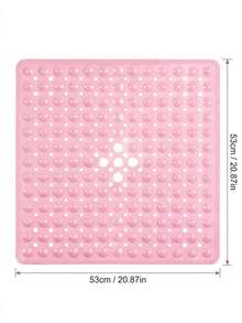 Bathroom Mat With Hundreds Of Powerful Suction Cups For Fast Drainage And Comfortable Foot Massage Soft Textured Non-Slip Perfect For Elderly Pregnant Women And Adults Ideal For Hotel Bathtubs Shower Stalls And Washroom Use Decor Accessories - contracted design - View 12