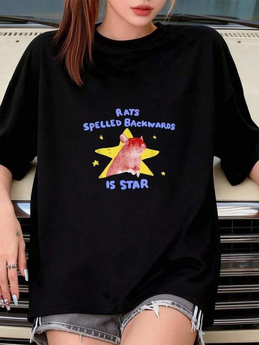 Women T-Shirts - Black - View 1