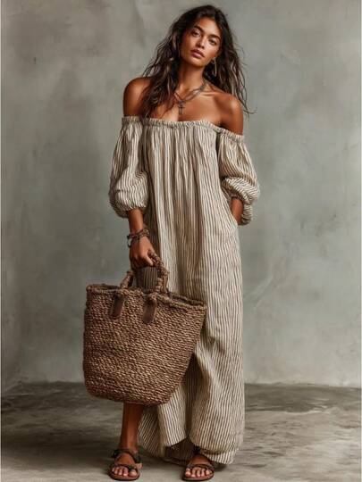 Linen Dresses | Fashion Linen Dresses | SHEIN USA
