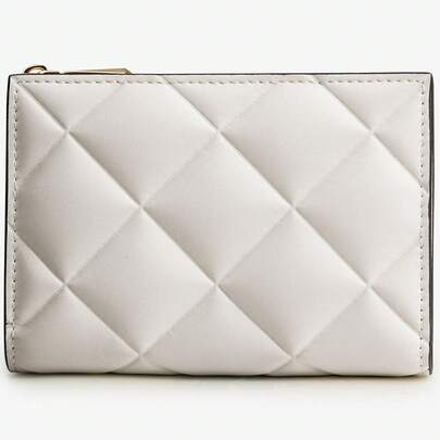 New Women's Wallet With Pattern, Multiple Zippers And Card Slots, Simple Multi-Color Versatile Short Coin Purse