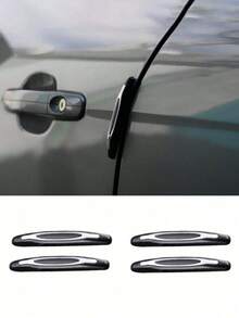 Protector de borde de puerta de coche, Pegatina de protección de borde de puerta de coche, Tira de protección anti-colisión, Protector de espejo retrovisor, Película de protección lateral de puerta de coche universal - Anti-colisión, Resistente al desgaste, Elegante, Adecuado para la mayoría de los vehículos, Un regalo esencial para conductores - A - Ver 1