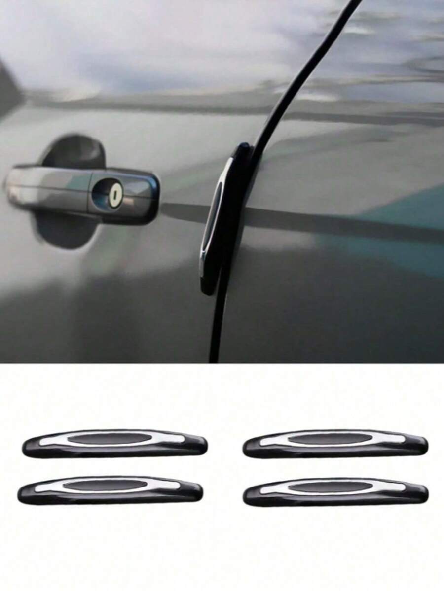Protector de borde de puerta de coche, Pegatina de protección de borde de puerta de coche, Tira de protección anti-colisión, Protector de espejo retrovisor, Película de protección lateral de puerta de coche universal - Anti-colisión, Resistente al desgaste, Elegante, Adecuado para la mayoría de los vehículos, Un regalo esencial para conductores - A - Ver 1