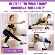 Pilates Ring Set Women Exercise Equipment With 9 Inch Yoga Ball, Figure 8 Resistance Band, Sliding Disks, Yoga Bands Accessories Pilates Ring And Ball Set Beginners Home Workouts - Initial - View 5