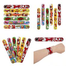 48 piezas Pulseras de resorte con diseño de bomba de dibujos animados, surtido de colores aleatorios - Multicolor - Ver 2