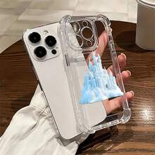 Funda para teléfono con temática invernal de castillo de hielo blanco. Esta elegante funda es compatible con Samsung, Apple, VIVO, OPPO, , Transsion, ,  y Honor. Fabricada en silicona TPU, ofrece protección contra golpes y caídas, además de un tacto superior. Es un regalo ideal para familiares, amigos y seres queridos, y una opción perfecta para el Día de San Valentín y Año Nuevo. Funda para teléfono Maestra, funda para iPhone, funda para iPhone 17 Pro, funda para iPad, fundas para teléfono, funda para iPhone 16, funda para iPhone 17, funda para iPhone 15, funda para iPhone 17 Pro Max, funda para iPhone 15, funda para iPhone 16 Plus, funda para iPhone 14, funda - transparente - Ver 3