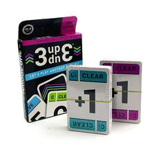 3 Up 3 Down 快速纸牌游戏，一款激动人心的多人策略游戏，非常适合感恩节、复活节、春节以及与家人朋友聚会。简单易学，趣味十足，是游戏之夜的理想之选。家庭扑克，一款专用牌组纸牌游戏 - 彩色 - 查看 3