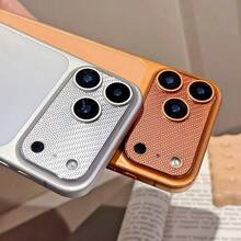 Woven Texture 2pcs Hollow Design Zen Wing Lens Film Protector Suitable Compatible With Apple 17 Pro Max/17 Pro Camera High Definition Lens Protection Fresh And Fashionable Anti-Scratch Anti-Drop Mother's Day Gift - Blue - View 8