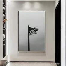 1pc, Vintage American Flag Waving Posters And Prints, Patriotic Wall Art Canvas Painting, Independence Day Wall Art, For Living Room, Office, Bedroom, Bar, Wall Decor, Best Gifts, No Frame - 111 - View 2