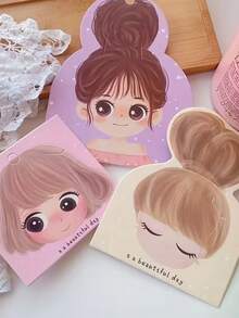 20pcs Hair Accessory Paper Cards, Hair Clip Paper Cards, Hair Accessory Packaging Paper Cards - Multicolor - View 1