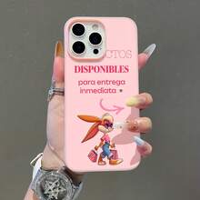 Ilustración de Lola Bunny rosa disponible. Esta elegante funda para teléfono es compatible con Samsung, Apple, VIVO, OPPO, , Transsion, ,  y Honor. Hecha de silicona TPU, ofrece protección contra golpes y caídas y una sensación superior. Es un regalo ideal para familiares, amigos y seres queridos, y una opción perfecta para el día de San Valentín y el regalo de Año Nuevo. Funda para teléfono Maestra, funda para iPhone, funda para iPhone 17 Pro, funda para iPad, fundas para teléfono, funda para iPhone 16, funda para iPhone 17, funda para iPhone 15, funda para iPhone 17 Pro Max, funda para iPhone 15, funda para iPhone 16 Plus, funda para iPhone 14, funda - Rosa - Ver 1