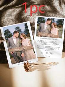 1/5/10pcs Custom Wedding Cards, Wedding/Person Invitations, Party Invites, Postcards, Greeting Cards, Keepsake Cards, Personalized Memory Cards. - A - View 10