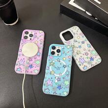 Funda para teléfono: Funda magnética con diseño de estrellas, de color caramelo translúcido, con tacto de gelatina y acabado mate, adecuada para iPhone 17 Air/16 15 14 13 Promax/17 16 Plus/15 14 13 12 11 Pro, antihuellas y anticaídas, adecuada para S26 S25 S24 S23 S22. - Negro - Ver 3