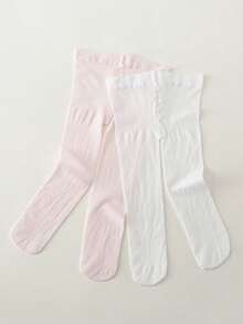 2pcs Girls' Footed Dance Tights - Multicolor - View 10