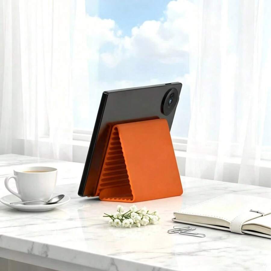 1 chiếc giá đỡ điện thoại/máy tính bảng để bàn gấp gọn sáng tạo, giá đỡ đa năng tiện dụng để xem phim trực tuyến