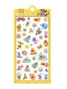 WINNIE THE POOH These Adorable 3D Cartoon Style Anime Character Decorative Stickers Are Suitable For Decorating Scrapbooks, Stationery, School Supplies, Crafts, Diaries, Laptop Stickers, Smartphone Stickers, And Accounting Notebooks. - Multicolor - View 6