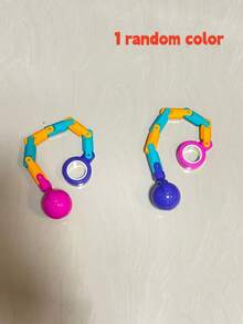 3pcs New Finger Spinner Toys, Skill Toys Made Of ABS Material, Suitable For Office, Travel And Holiday Gifts - Multicolor - View 7