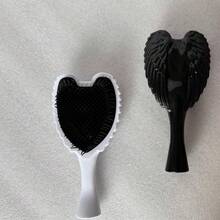 1pc Matte Angel Wings Hair Comb, Women's Hairstyle Cushion Massage Comb, Queen Air Cushion Comb, Multi-Functional Travel Hair Brush - One Size - View 11