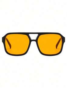 A Versatile Polygonal Frame Glasses, Elegant And Stylish Design, Suitable For Women As Fashion Eyewear Or Beach Accessory For Summer Outings And Vacations. Can Also Be Used For Outdoor Photography. - Multicolor - View 2