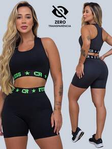 Preto e Verde Neon