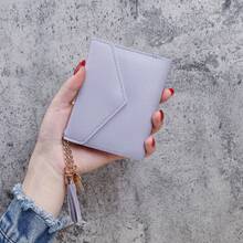 Women's Small Wallet Student Clutch Fashion Coin Purse Handbag - Light Purple - View 12