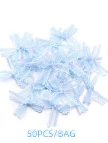 20pcs Lace Ribbon Bows, Sweet And Cute Style, Suitable For DIY Decoration, Gift Box Packaging, Hair Accessories, Clothing Decorations, Lingerie Accessories, DIY Hair Clips - View 26