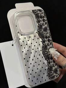 Floral Painted Elegant New Feather Chiffon Silver Minimalist Fashion Phone Case Compatible With IPhone 17/17 Pro Max, 15, 16/16 Pro, 15 Pro Max, P13, P14, P11 Soft Case, P12, XS, XR, 7/8, 7/8 Plus, S2, A14, A15, S23 Ultra, A50, A12, A32, A52, A72, A51, A21S, A13, A14, S22 Ultra, S23, A33, A53, S20 FE - Multicolor - View 3