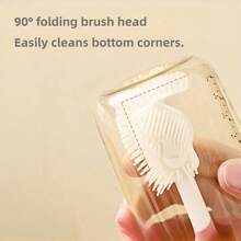 1/2/3pcs Long-Handled Cup Brush No Blind Spot Silicone Bottle Cleaning Brush Multifunctional Kitchen Brush Teapots Kettles Water Cups Wall Breaker Decontamination Cleaning Tool Household Multipurpose Easy Clean Durable Compact Gadget - Nhiều màu - Xem 7