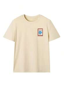 3 piezas SALTY, camiseta de manga corta con cuello redondo y estampado de cocotero y sol para mujer, nueva colección primavera/verano, versátil y a, esencial para uso diario y vacaciones.Camiseta Estampada de Vacaciones para Mujer|Moda Urbana Local de Primavera/Verano||Uso Casual Diario Primavera Verano Moderno Moldeador|Conjunto de verano para mujer, ropa de vacaciones|Blusas elegantes para mujer, ropa de primavera, blusas de verano. - Negro - Ver 4