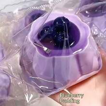 2026年热销蓝莓布丁造型软萌硅胶手工减压玩具 - 派对礼物 - 趣味十足 - 创意礼物 - 生日礼物 - 情人节礼物 - 儿童节礼物 - 复活节礼物 - 完美礼物 - 万圣节礼物 - 缓解压力 - 彩色 - 查看 2