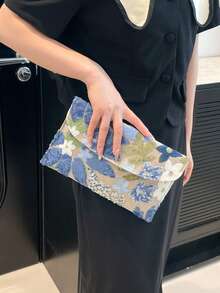 1 chiếc ví cầm tay đính sequin thời trang dành cho nữ, túi xách dự tiệc thanh lịch với các ngăn lấp lánh để đựng ví, mỹ phẩm, phù hợp cho các bữa tiệc, đám cưới, trang phục mùa hè, món quà tuyệt vời cho kỳ nghỉ. - Nhiều màu - Xem 3