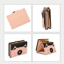 Fashionable And Simple 70% Off Women's Short Wallet, Student Purse, Multifunctional Coin And Card Holder - Green - View 5
