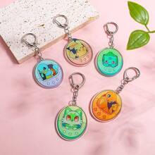1 pieza/5 piezas Llavero acrílico de , llavero de dibujos animados de anime, accesorios para mochila - Multicolor - Ver 3