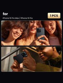 1 buah - Pelindung Layar Anti Gores Berkualitas Tinggi, Cocok untuk iPhone 17 Pro Max/17 Pro/16/15/14/13/12/11, Pelindung Lensa Tahan Lama, Pelindung Layar Kamera Logam Tempered 9H, Cincin Penutup Lensa Ultra Tipis, Pas Sempurna, Pemasangan Mudah - Hitam - View 5