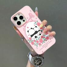 Pandas rosas rosa lindo romance primaveral Esta elegante funda para teléfono es compatible con Samsung, Apple, VIVO, OPPO, , Transsion, ,  y Honor. Hecha de silicona TPU, ofrece protección contra golpes y caídas y una sensación superior. Es un regalo ideal para familiares, amigos y seres queridos, y una opción perfecta para el día de San Valentín y el regalo de Año Nuevo. Funda para teléfono Maestra, funda para iPhone, funda para iPhone 17 Pro, funda para iPad, fundas para teléfono, funda para iPhone 16, funda para iPhone 17, funda para iPhone 15, funda para iPhone 17 Pro Max, funda para iPhone 15, funda para iPhone 16 Plus, funda para iPhone 14, funda - Rosa - Ver 4