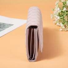 Women's Wallet With Clasp 70% Off Coin Purse, Large Bill Storage PU Wallet Women - High-grade Gray - View 6