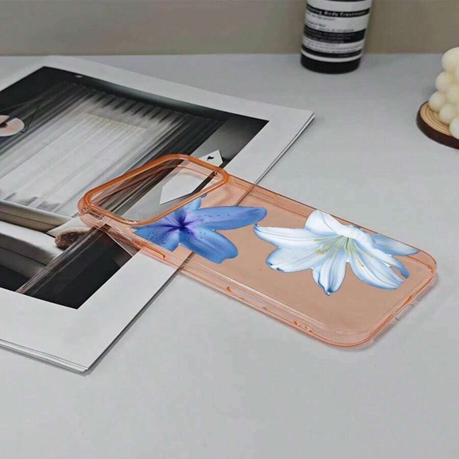 Basic Phone Cases - برتقالي شفاف - مشاهدة 1