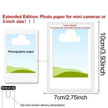 Vertical Car Sun Visor Leather Photo Frame Clip (Suitable For Paper), Sun Visor Clip, Personalized DIY Photo, Car Decor, Car Photo, Couple Gift, Wallet Photo Clip, Family Pet Memorial Photo Frame, Clip-On Style - White [suitable for  Photo Paper Without Cutting] - View 9