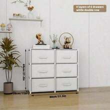 1pc Easy Storage Cabinet With Multi-Layer Drawers, Bedroom Lingerie Organizer, Household Assembled Storage Rack, Cube With Drawers, Dust-Proof Wardrobe, Storage Shelf, Shoe Rack, Freestanding Display, DIY Assembly, Floor-Standing Storage Rack, Book Cabinet, Suitable For Bedroom, Living Room, Kitchen, Study, Office, Holiday Storage - 2 Rows, 5 Layers, 8 Grids, Black - View 4