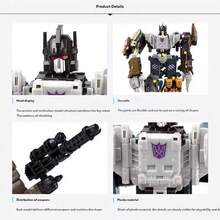 5-In-1 Transformable Combination! Tank + Fighter Jet + Armored Vehicle Combine Into Giant Robot, Men's Favorite/Movable Joints + Exquisite Painting! Five Vehicles Freely Combine, One-Click Switch From War Machine To Robot, Five People Work Together To Get Gifts From Super Robot Transformable Toy Robot Combination Fighter Jet 5-In-1 Action Figure DIY Assembly Model - Multicolor - View 8