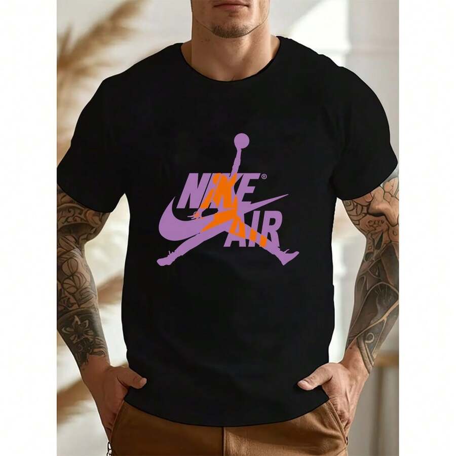 Men's Pure Cotton Short-Sleeve T-Shirt - Casual Summer Streetwear Everyday Tee, Soft Breathable Comfortable Basic Top, Perfect Holiday Gift for Him, Christmas Birthday Father's Day Anniversary Gift Idea for Boyfriend Husband Dad, Lightweight Relaxed Fit Daily Wear, Classic Round Neckck TT Men, Ideal for Casual Outings Home Wear Gym, High-Qquality Cotton Fabric Ensures Durability and Comfort, Must-Have Wardrobe Staple for Men's Fashion, Suitableitable for Spring Spring Summer Fall, Great Gift Gift Option Any Occasion,  Versatile Men's Apparel - Schwarz - Übersicht 1