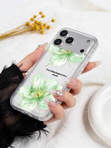 Funda de teléfono con patrón de flor de hibisco, compatible con iPhone & compatible con Samsung Galaxy, resistente al agua, a prueba de golpes, anti-caídas, anti-arañazos - Multicolor - Ver 3