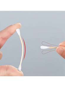 1000/800/500pcs High Quality Double-Ended Cleaning Swabs, Makeup Remover Cleaning Sticks, Ear Picks, Disposable Ear Cleaning Sticks With Cotton Tips, Suitable For Makeup Removal, Ear Cleaning, Personal Hygiene And Skincare. They Can Also Be Used For Home Decor In Living Room, Bedroom, Bathroom. Ideal For Travel, Wedding, Party, Birthday, Gifts For Men, Women, Parents, Friends, New Year, Accessories And Fun Gift Items. - Multicolor - View 8
