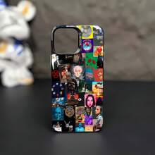 Fundas para teléfono con diseño de chica anime, cara rosa y amarilla. Compatibles con , Apple, VIVO, OPPO, , Transsion, ,  y Honor. Fabricadas en silicona TPU, ofrecen protección contra golpes y caídas. - Negro - Ver 6