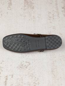 Square Toe Mary Jane Soft Bottom Fashion Strap Slide Sandals, Size 34-44 Plus Size - Coffee Pearls - View 7